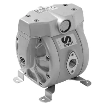 ½” Pneumatic Double Diaphragm Pump